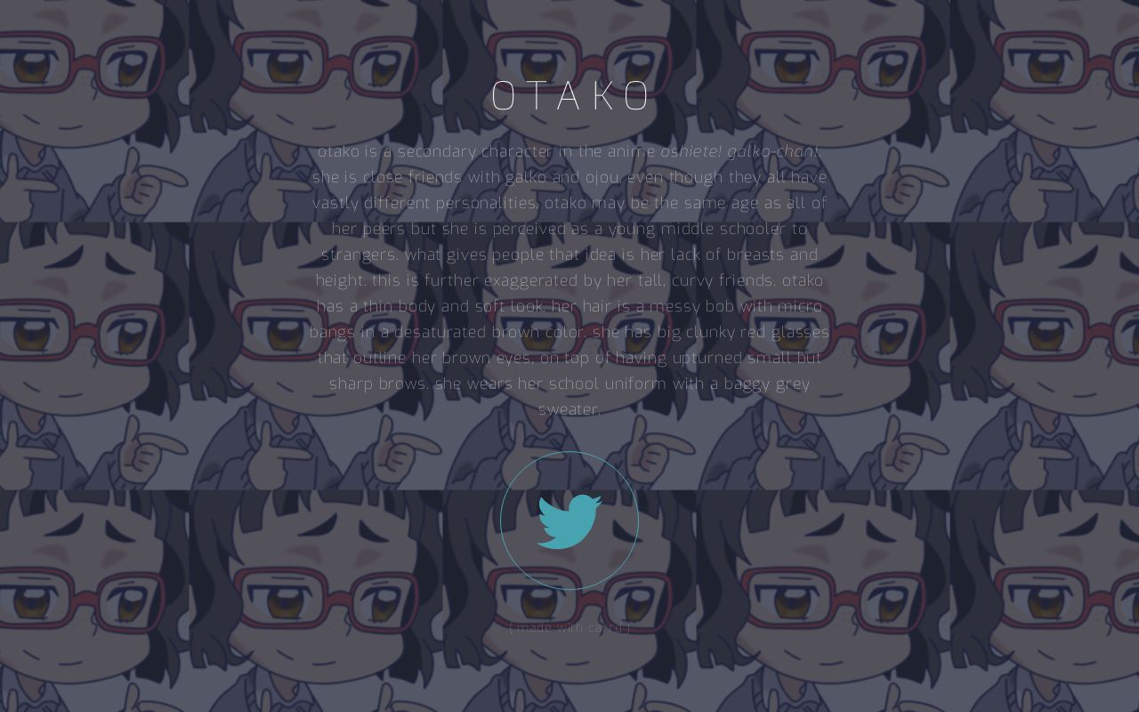 Carrd profile picture for @otako